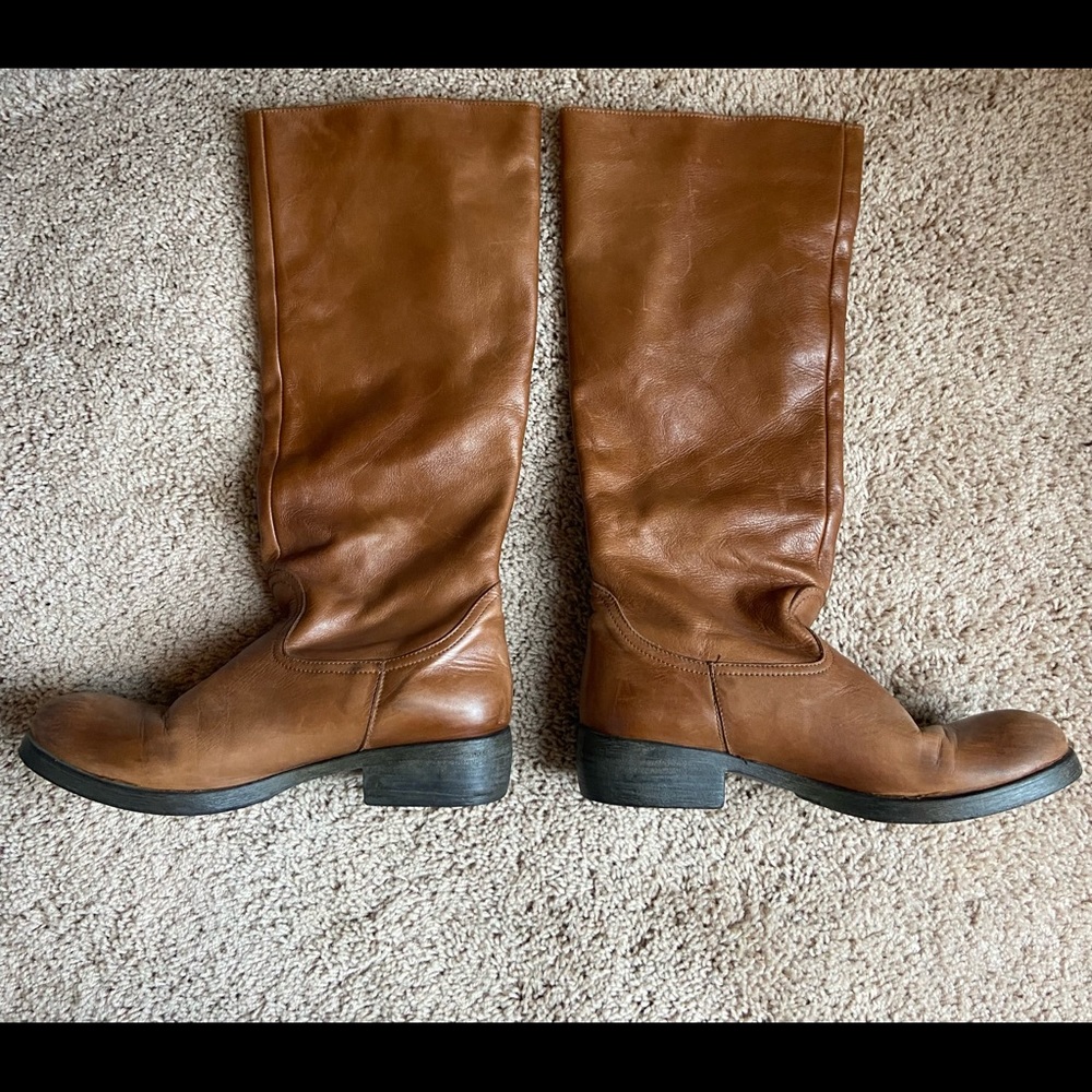 Sundance catalog boots, color brown, size 40